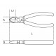 Tronchese a taglienti diagonali Beta manici antiscivolo finitura industriale 160mm