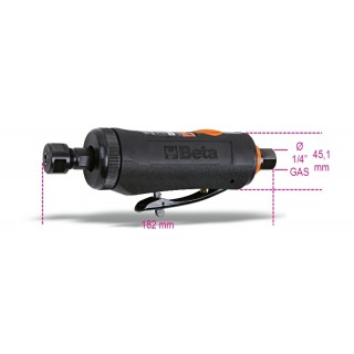 Smerigliatrice Pneumatica Compatta 24000 RPM | Pinza Da 6 Mm | Giunto 1/4" | Leggera E Potente | Per Molatura E Lucidatura