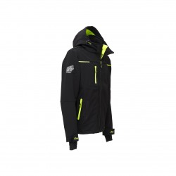 Giacca softshell da lavoro U-Power Space Black Carbon