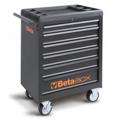 Cassettiera mobile Beta 6 cassetti e assortimento di 196 utensili universali BW C04BOX-A VU